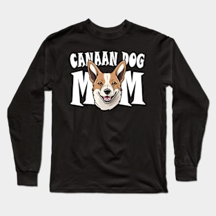 Canaan Dog Mom Cute Mothers Day Womens Long Sleeve T-Shirt